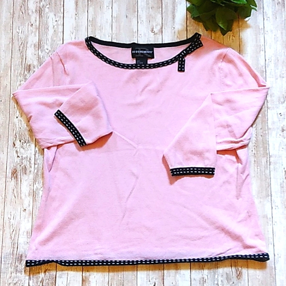 Requirements women's size large pink top (J3)